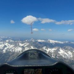 Flugwegposition um 09:26:09: Aufgenommen in der Nähe von Steeg, Österreich in 2825 Meter