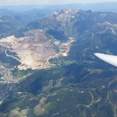 Flugwegposition um 12:15:18: Aufgenommen in der Nähe von Eisenerz, Österreich in 2603 Meter