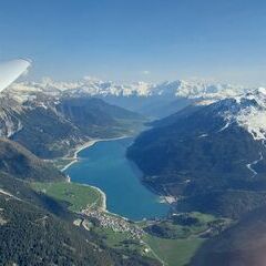 Flugwegposition um 16:06:06: Aufgenommen in der Nähe von Nauders, Österreich in 2754 Meter