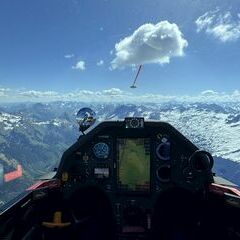Verortung via Georeferenzierung der Kamera: Aufgenommen in der Nähe von Sonntag, Österreich in 2800 Meter