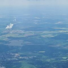 Flugwegposition um 11:47:30: Aufgenommen in der Nähe von Okres Tábor, Tschechien in 2032 Meter