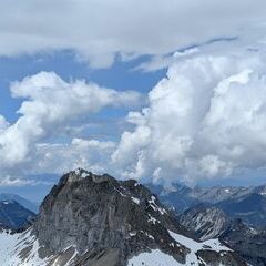 Verortung via Georeferenzierung der Kamera: Aufgenommen in der Nähe von Dalaas, Österreich in 2800 Meter