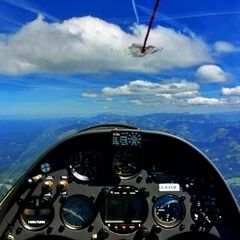 Flugwegposition um 12:01:51: Aufgenommen in der Nähe von Mariazell, Österreich in 2489 Meter