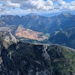 Flugwegposition um 15:05:18: Aufgenommen in der Nähe von Eisenerz, Österreich in 2266 Meter