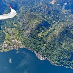 Verortung via Georeferenzierung der Kamera: Aufgenommen in der Nähe von Hallstatt, Österreich in 2100 Meter