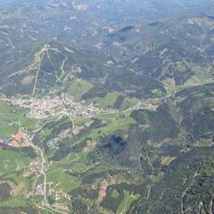 Flugwegposition um 11:13:18: Aufgenommen in der Nähe von Mariazell, Österreich in 2508 Meter