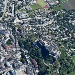 Verortung via Georeferenzierung der Kamera: Aufgenommen in der Nähe von Salzburg, Österreich in 1600 Meter