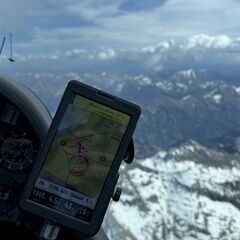 Verortung via Georeferenzierung der Kamera: Aufgenommen in der Nähe von Aich, Österreich in 3500 Meter