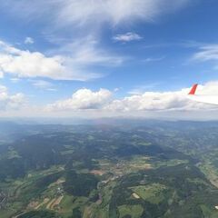Verortung via Georeferenzierung der Kamera: Aufgenommen in der Nähe von Kappel am Krappfeld, Österreich in 2300 Meter