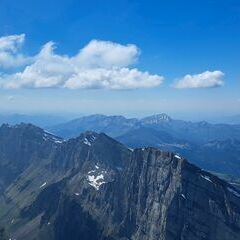 Flugwegposition um 13:22:07: Aufgenommen in der Nähe von Sarganserland, Schweiz in 2379 Meter