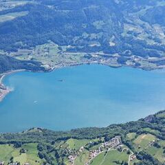 Flugwegposition um 13:22:02: Aufgenommen in der Nähe von Sarganserland, Schweiz in 2394 Meter