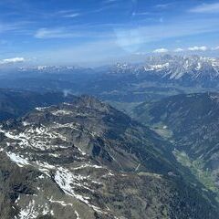 Flugwegposition um 11:33:34: Aufgenommen in der Nähe von Schladming, Österreich in 3079 Meter