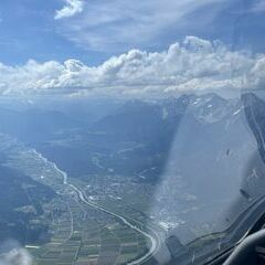 Flugwegposition um 13:37:33: Aufgenommen in der Nähe von Reith bei Seefeld, Österreich in 2738 Meter
