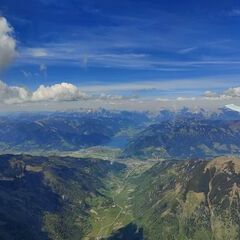 Flugwegposition um 12:34:16: Aufgenommen in der Nähe von Fusch an der Großglocknerstraße, 5672 Fusch an der Großglocknerstraße, Österreich in 2868 Meter